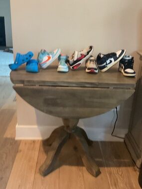 Kids Jordan one, Nike air max, and Nike high tops